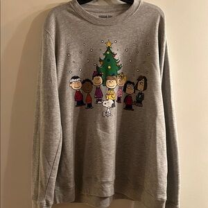 Peanuts Heather Gray Sweatshirt